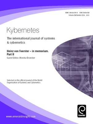 cover image of Kybernetes, Volume 34, Issue 3 & 4